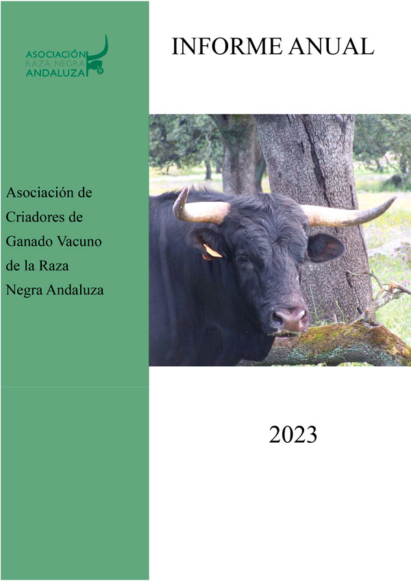 Cabecera Informe anual 2023 Asociacion Raza Negra Andaluza